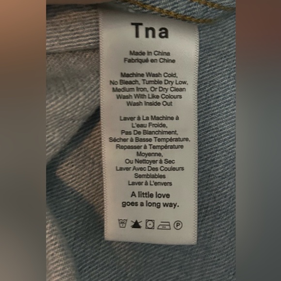 TNA Denim Longline Jacket - Picture 9 of 10